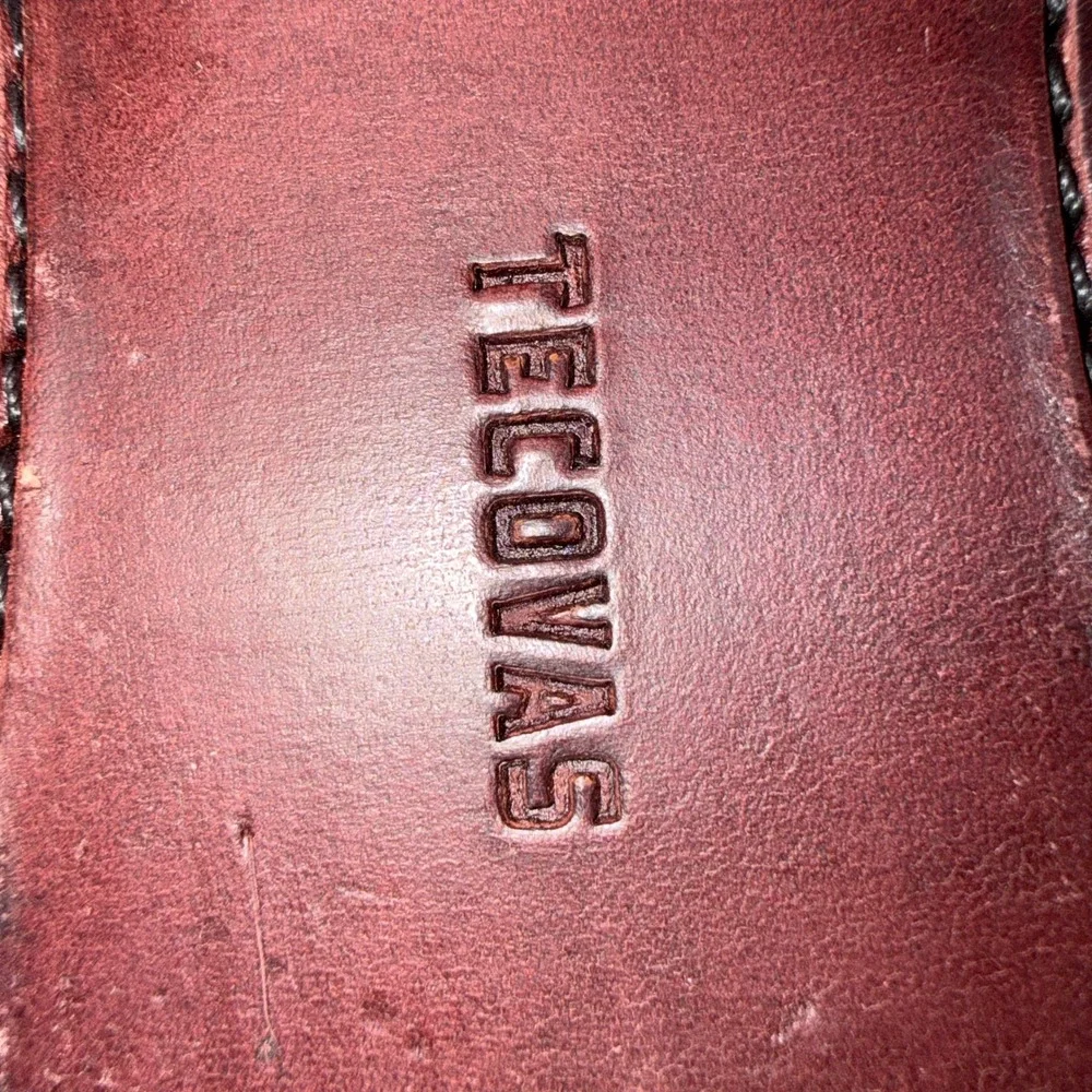 Tecovas The Monterrey Mens 12D Hickory Bison Leather Loafers Slip On Shoes